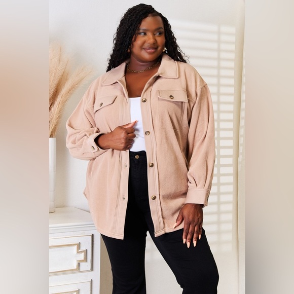 HEIMISH USA Jackets & Blazers - Heimish Cozy Girl Button Down Shacket
